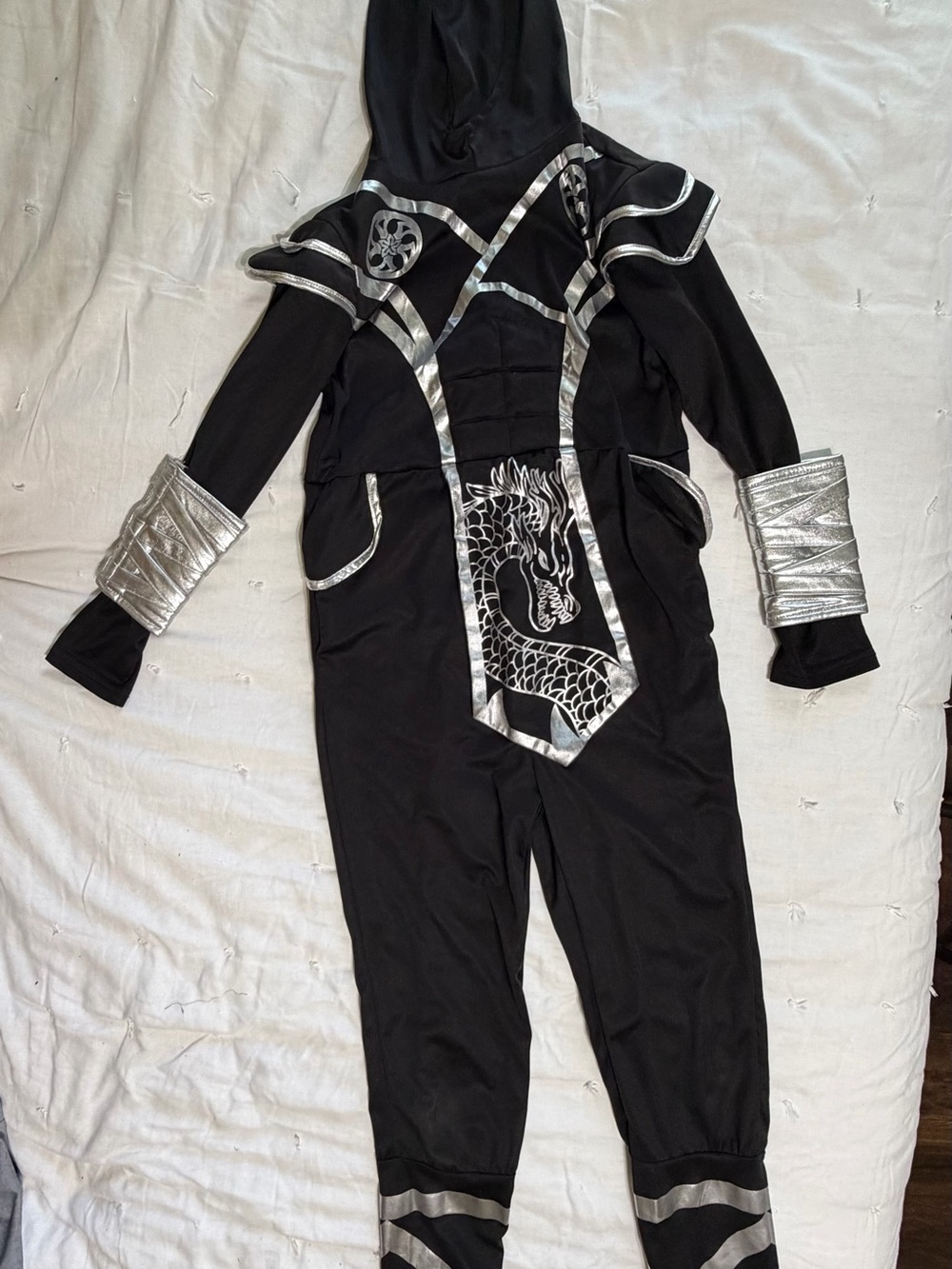 Ninja Halloween Kids Costume - Hooded Jumpsuit